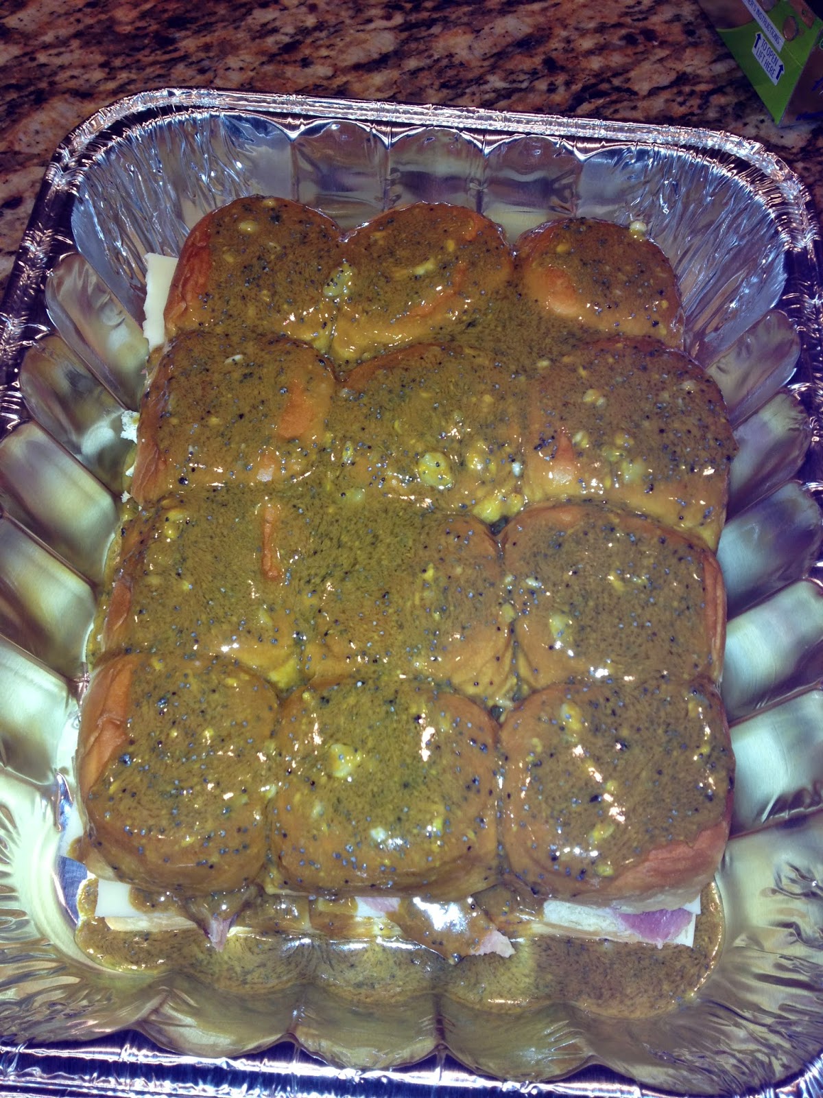 My Mama Always Said.... Poppyseed Ham Sliders