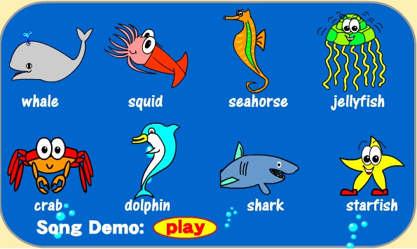 Les Roquetes English Blog: Ocean Animals games and activities (5th grade)