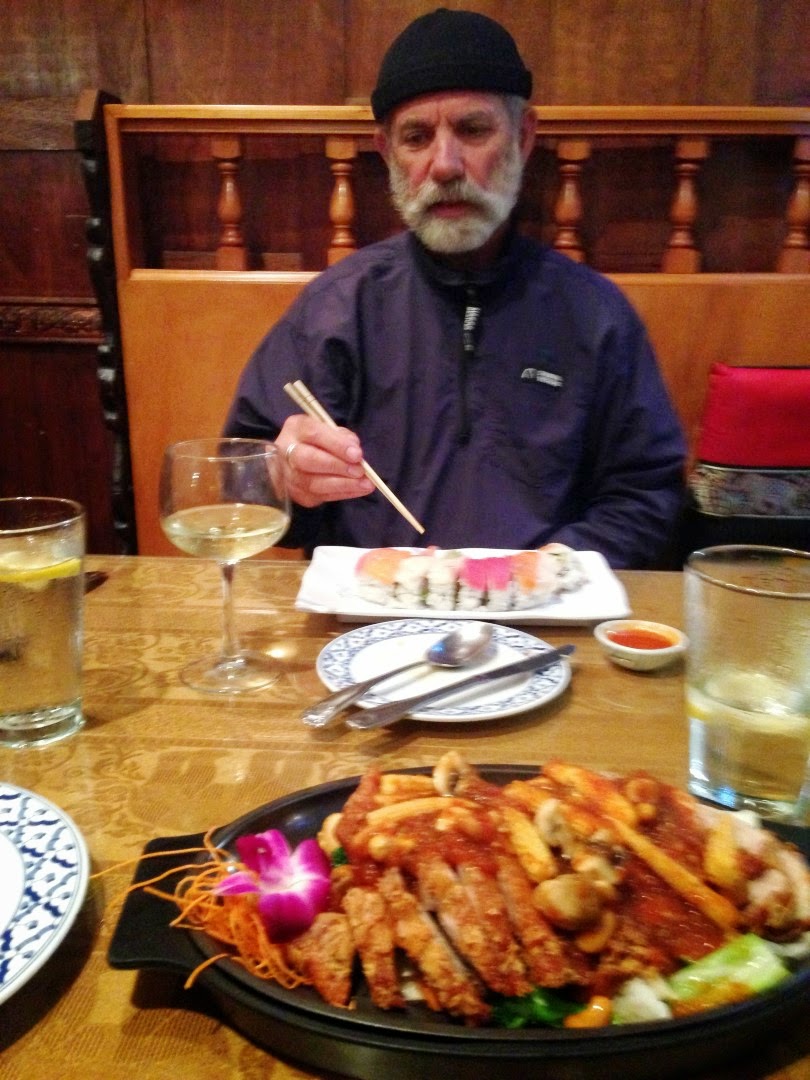 Roast Duck and Sushi at Chiang Mai Thai and Sushi Bar in Clearwater, Florida Roast Duck and Sushi