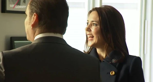 Crown Princess Mary of Denmark attends opening of the KFUM Soldier' housing for veteran families in Birkerød