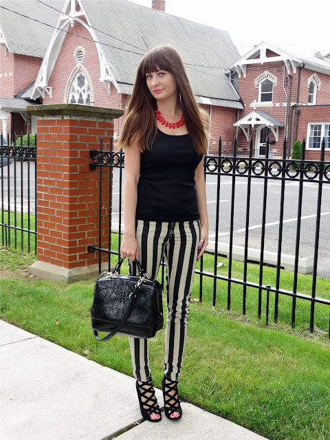 what to wear with striped pants | house of jeffers
