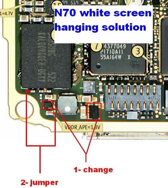 Mobiles nokia n70,n72 white display solution new