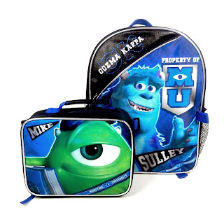 Monsters University Inc Backpack with Detachable Lunch Box ONLY