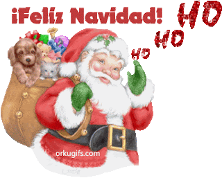 GIFS HERMOSOS: papa noel encontrado en la web