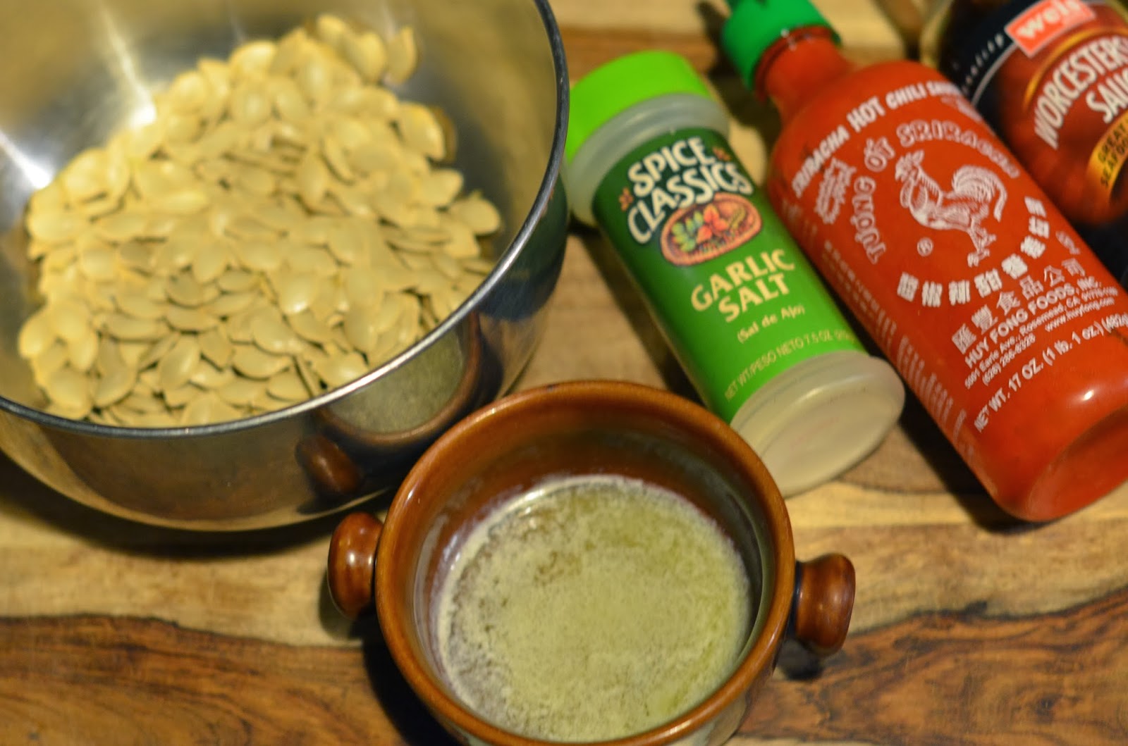 From My Hearth to Yours Roasted Pumpkin Seeds...with a KICK!