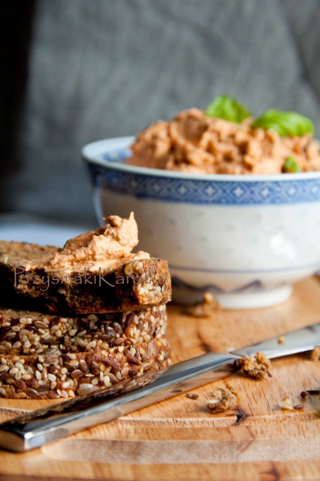 Przysmaki Karolki Twaróg. Suszone pomidory. Pasta.