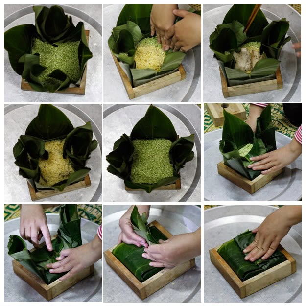 "Banh Chung" - the soul of Vietnamese New Year! - How to make a "Banh Chung"? "Banh Chung" (Chung cake) is a traditional and irreplaceable cake of Vietnamese people in the Tet Holidays and King Hung’s anniversary (10th March Lunar). For the Vietnamese, making "Banh Chung" is the ideal way to express gratitude to their ancestors and homeland.