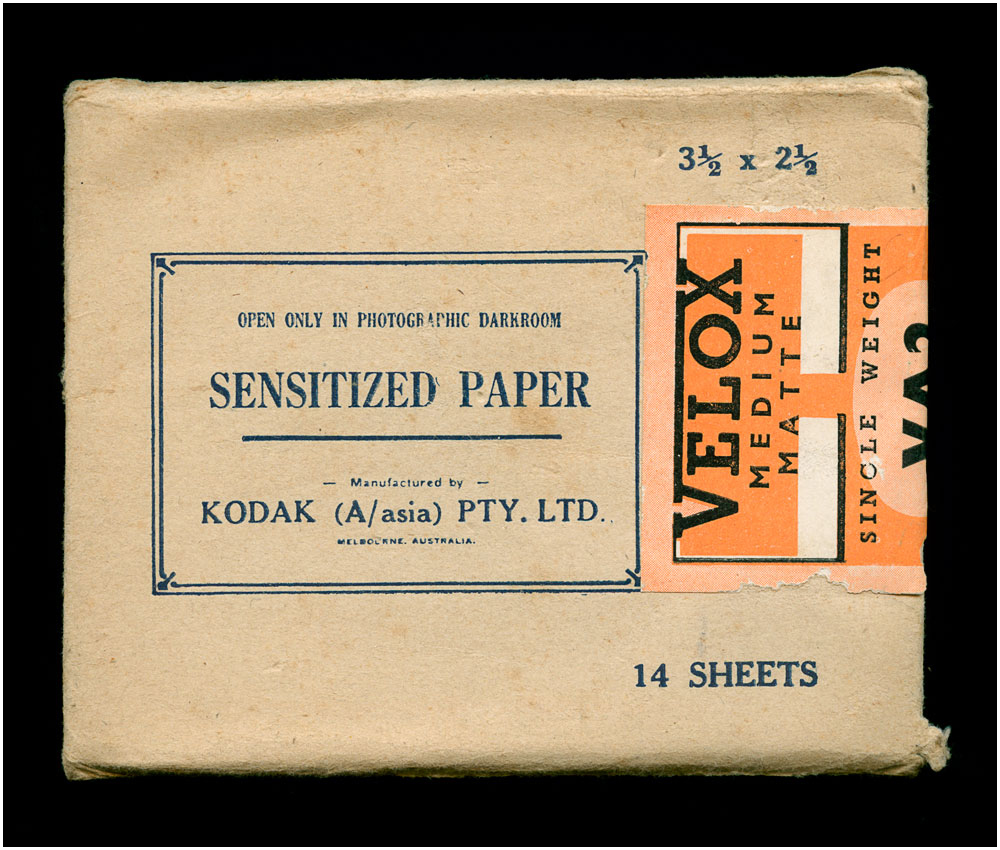 Photoworks Old Kodak Darkroom Photo Paper Packets