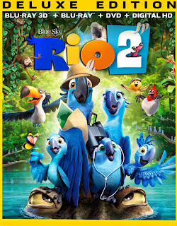 Rio 2 DVD and Blu-Ray Cover