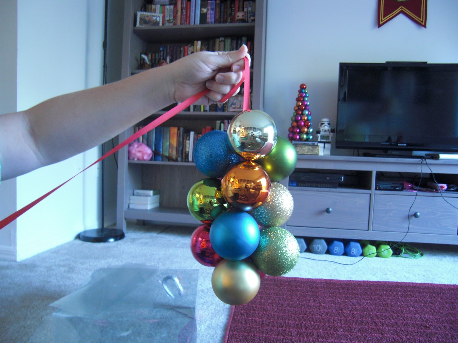 Upside Down Grace DIY Holiday Ornament Garland