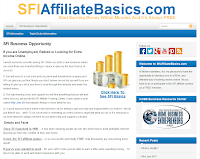 SFI Affiliate Basics