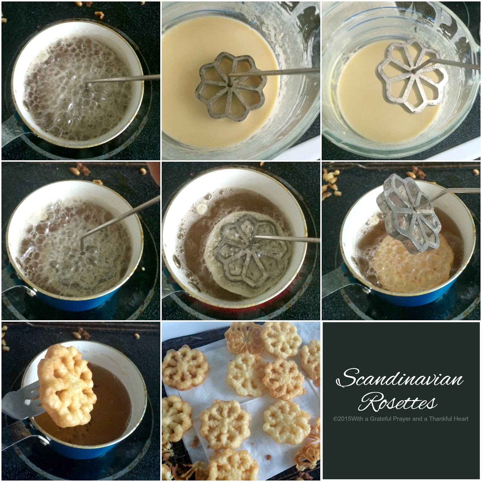 Scandinavian Rosettes Grateful Prayer Thankful Heart