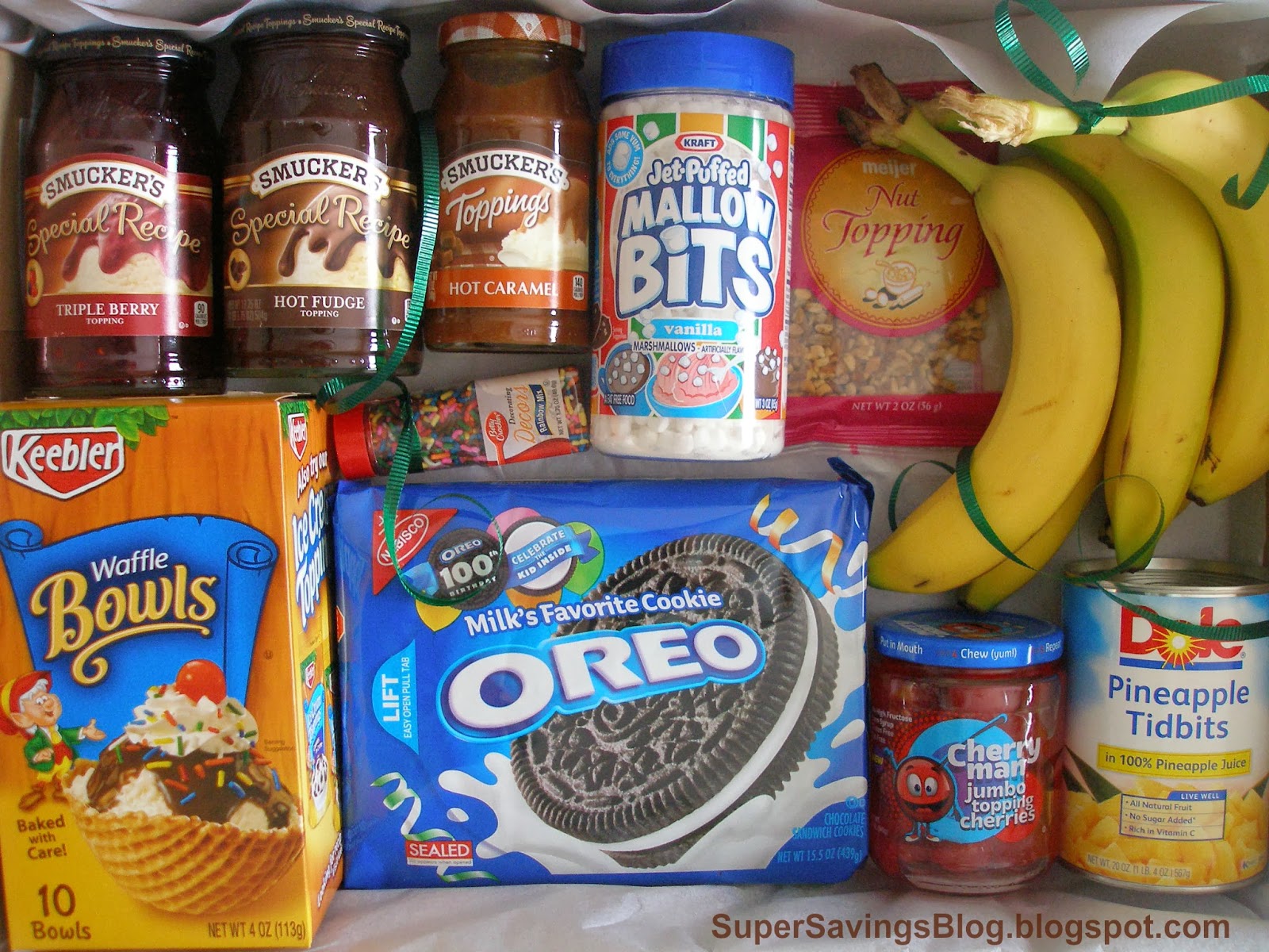 Super Savings DIY Ice Cream Sundae Kit Great Group Gift Idea!