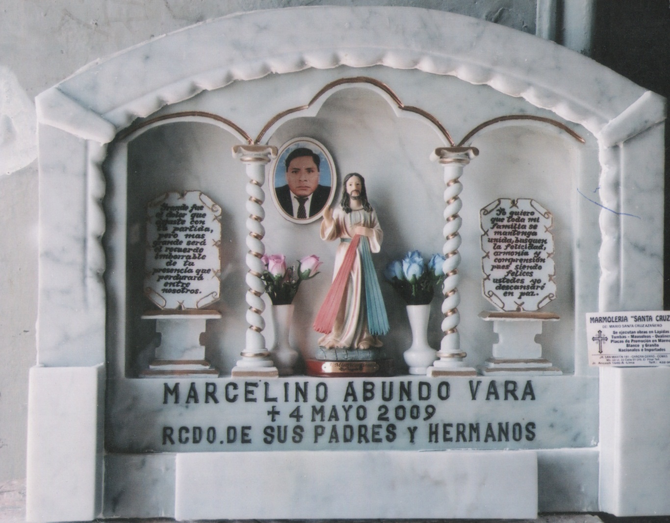 Marmoleria Santa Cruz Peru LAPIDAS ENMARCADAS