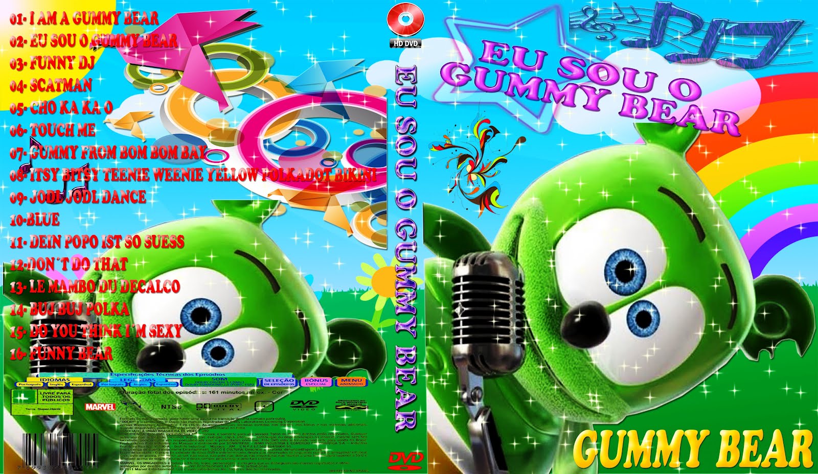 Cd + Dvd Gummy Bear - Eu Sou O Gummy Bear