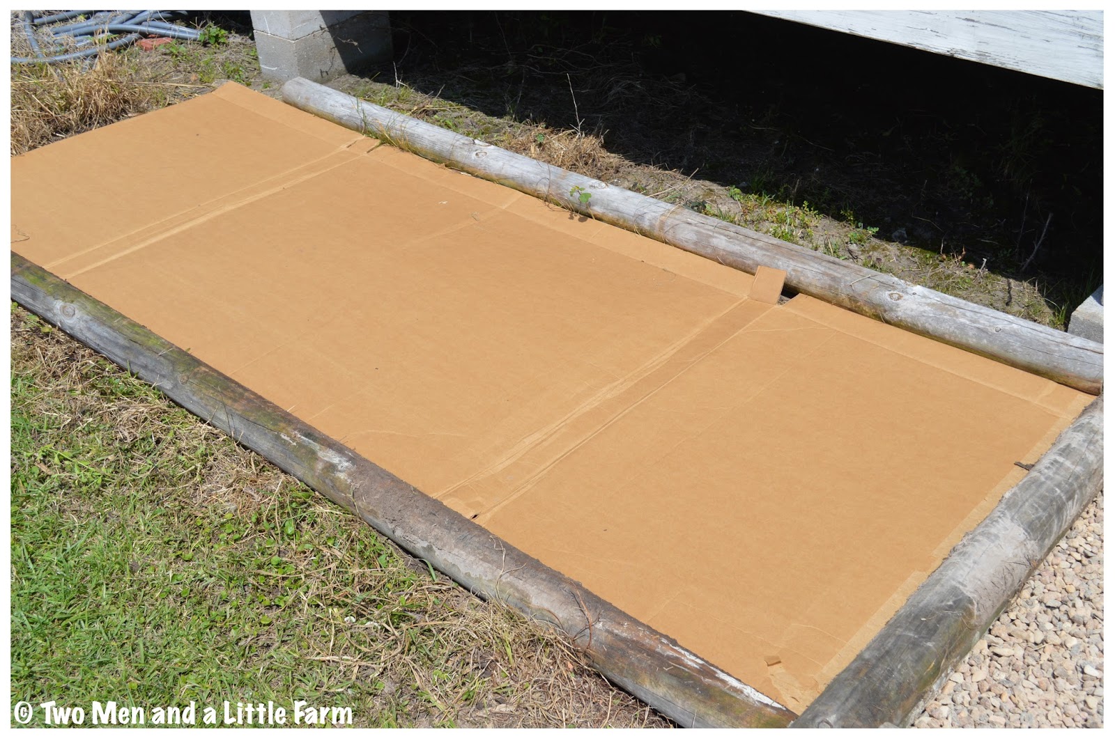 Two Men and a Little Farm USING CARDBOARD IN LANDSCAPING AND GARDENING
