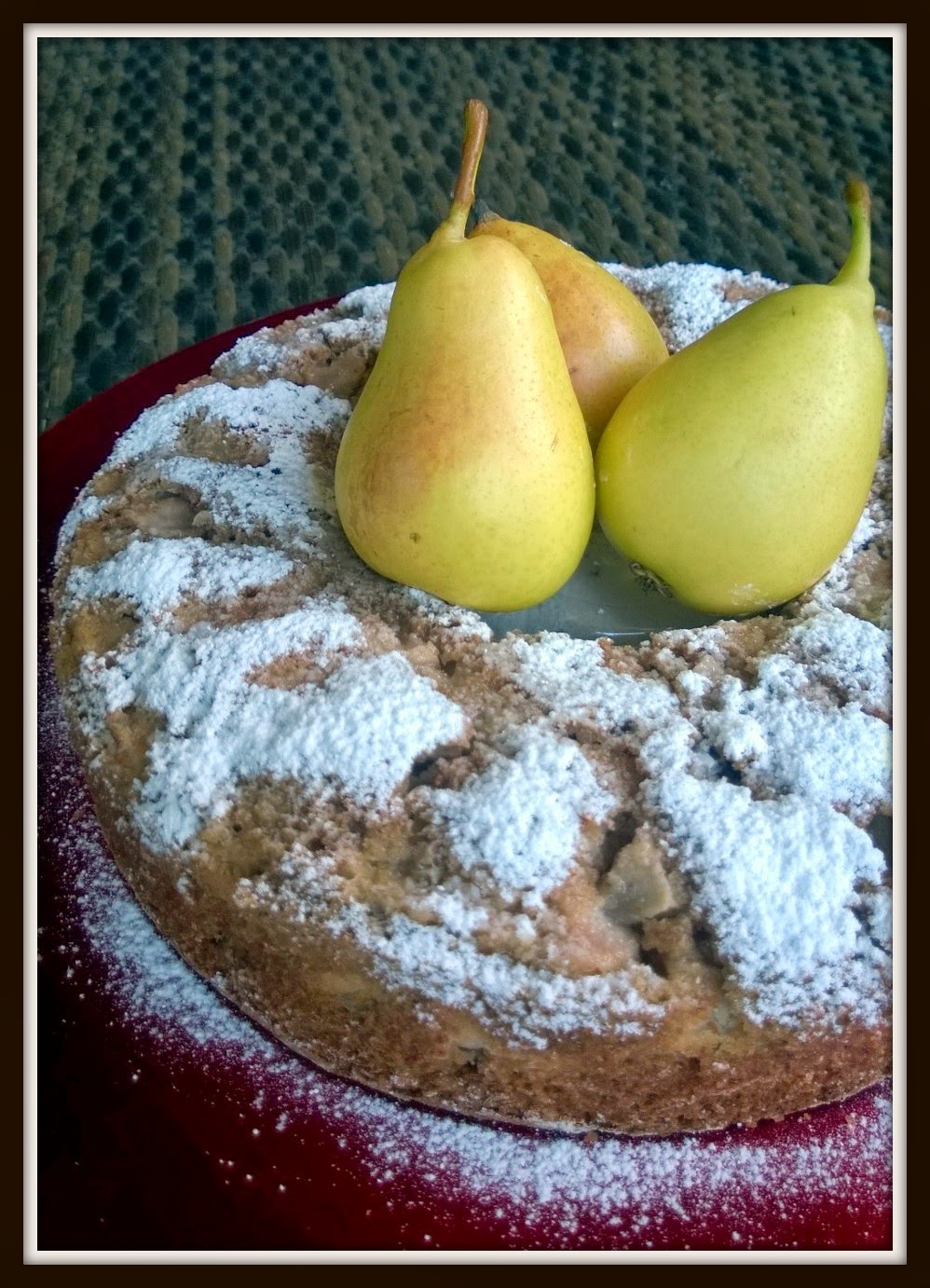 CIAMBELLA INTEGRALE con PERE e NOCI