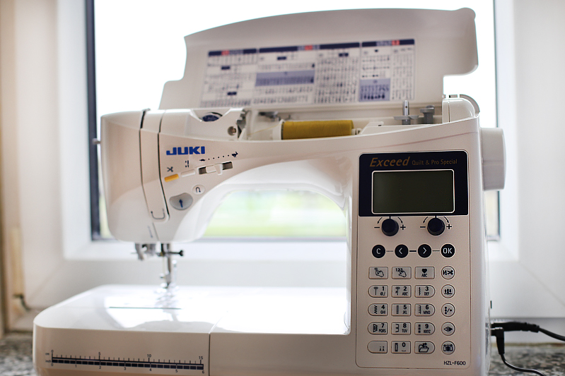 Anna Onopiuk blog Moje maszyny do szycia. JUKI i Janome.