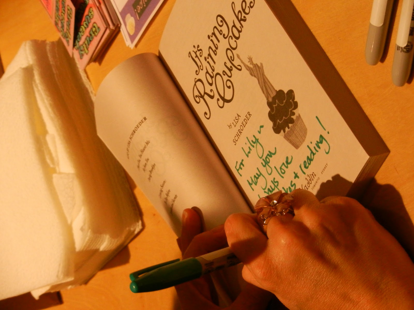 The web site of Lisa Schroeder Sprinkles and Secrets release party! SO