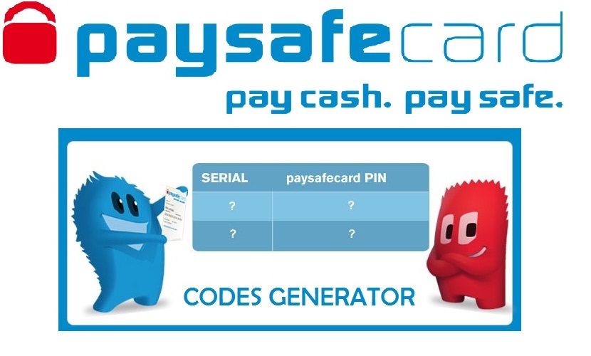 paysafecard pin code generator 2019 download