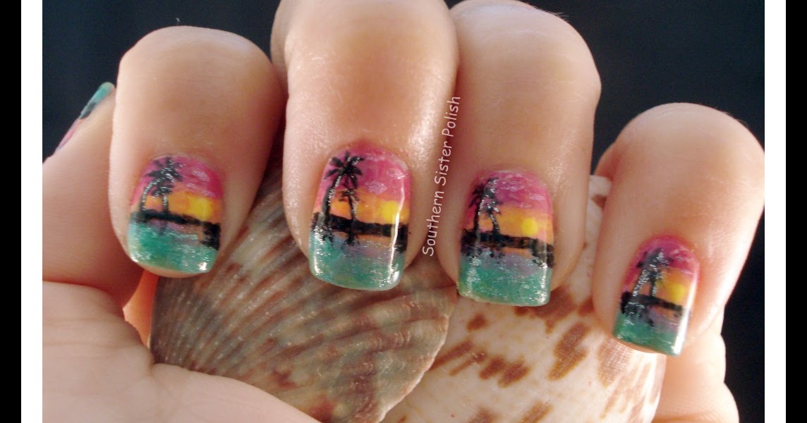 Southern Sister Polish Nail Art Wednesday....Down to Kokomo....with