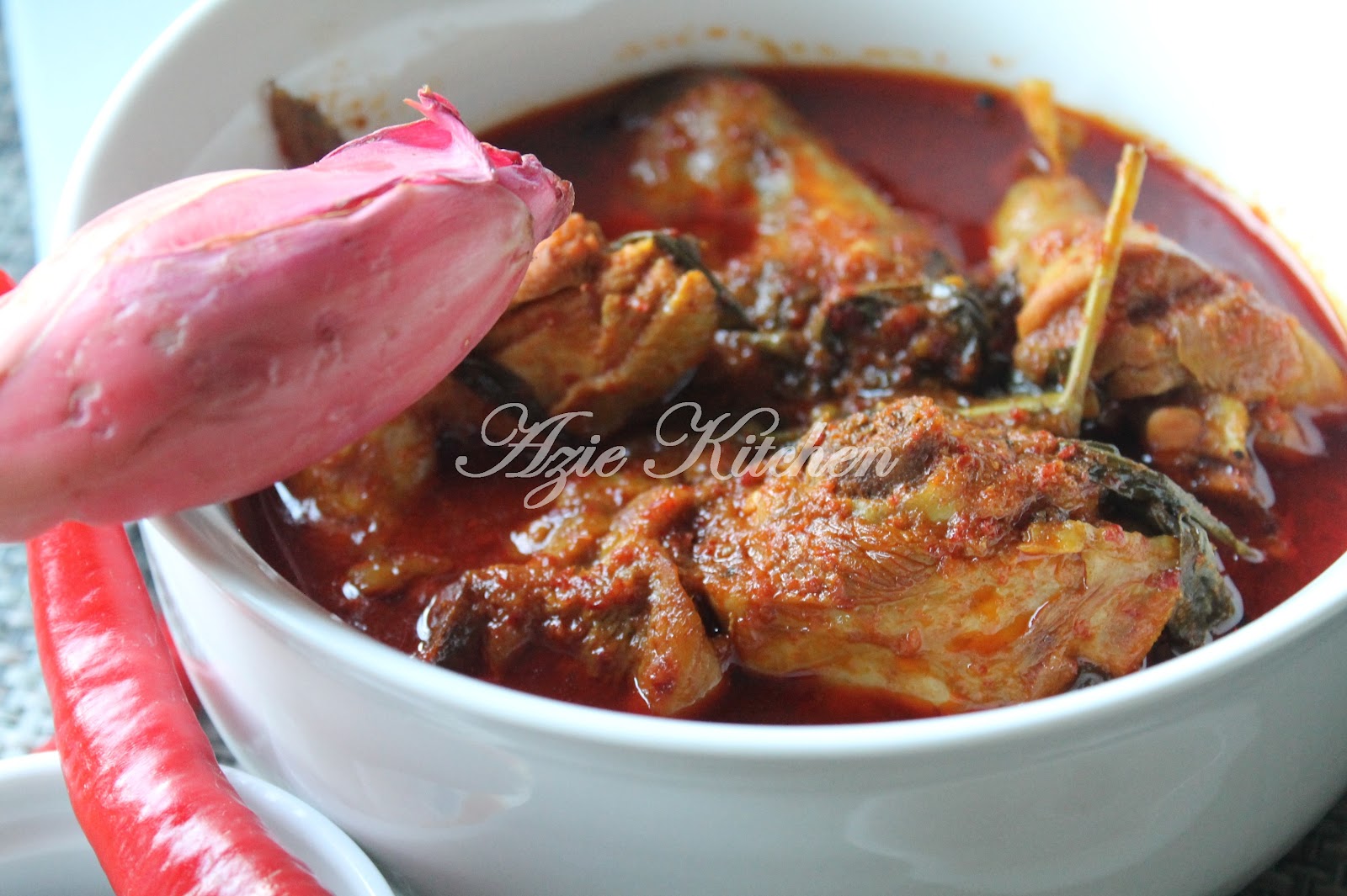 Masak Asam Pedas Ayam  Azie Kitchen