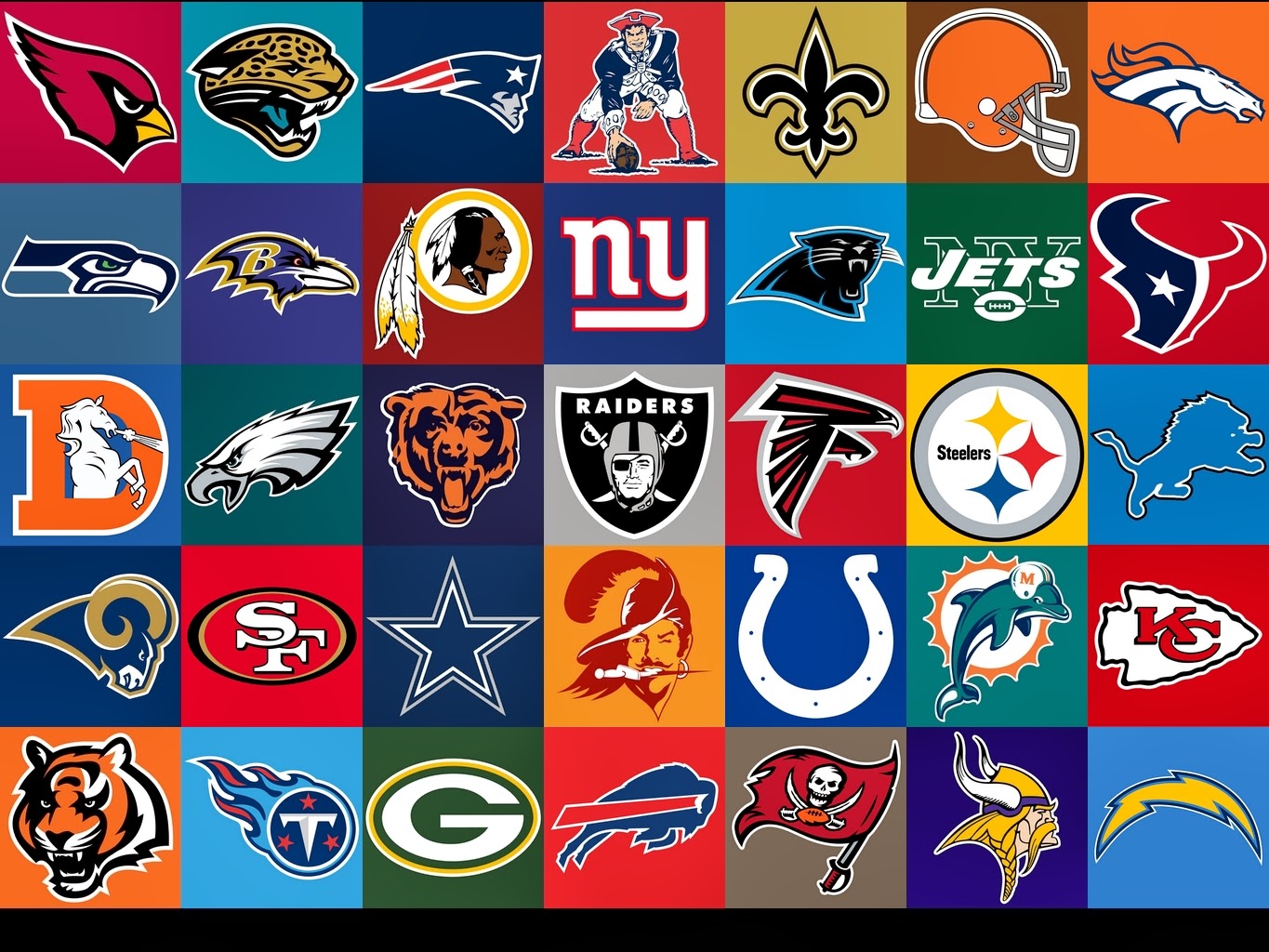 12 Best Logos of the NFL! #Superbowl - FlagRunners
