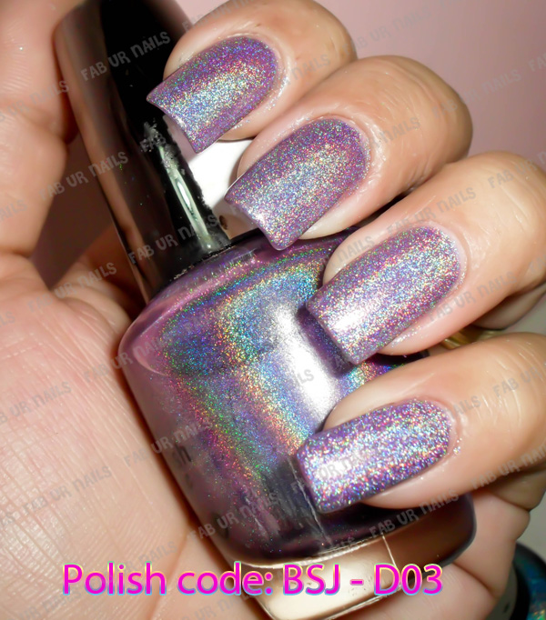 FAB UR NAILS BSJ Holographic polish