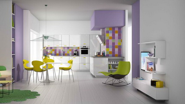 Jolies couleurs pour votre dosseret de cuisine ~ décor de maison ... Dosseret Couleur désign