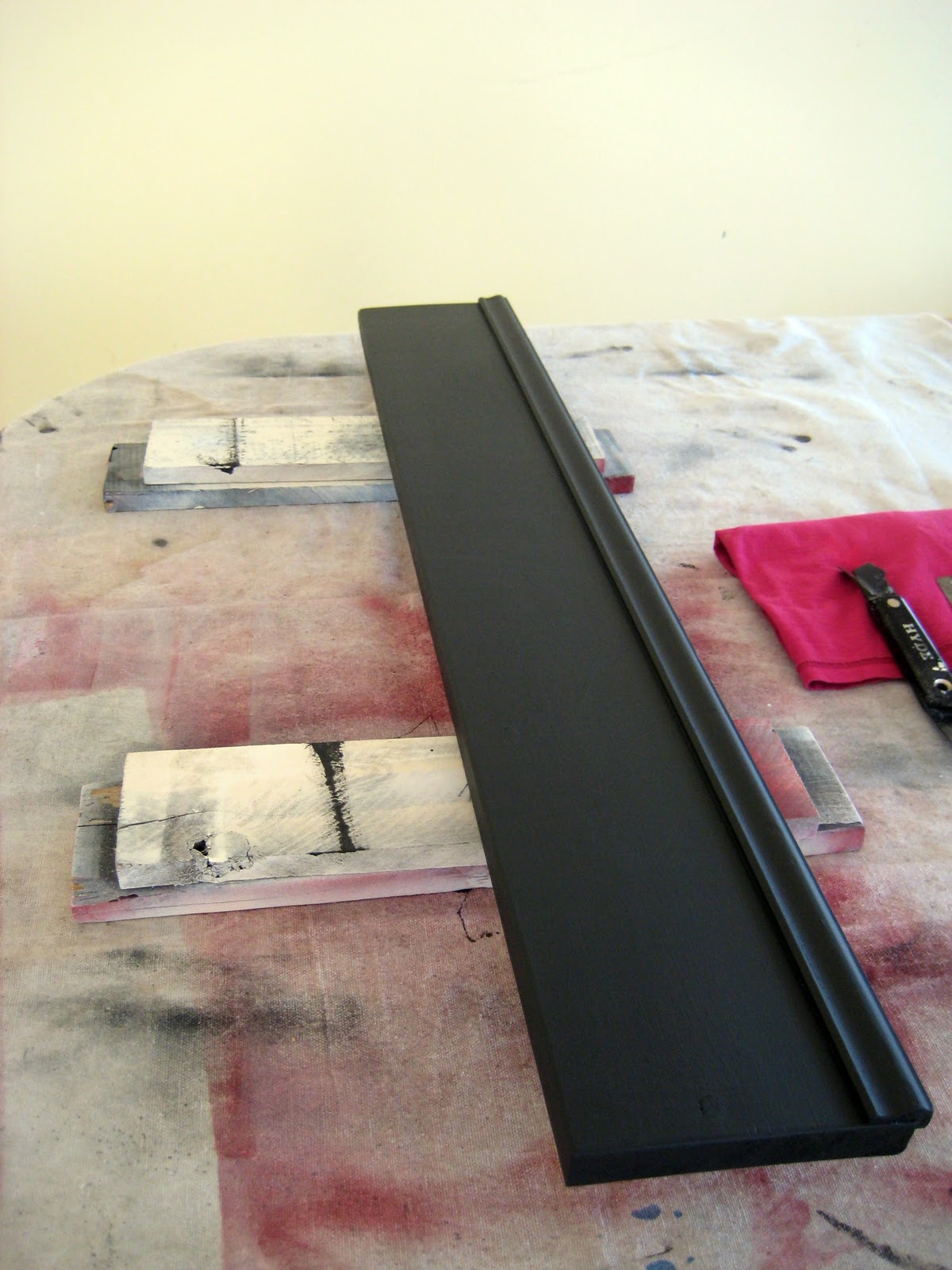 Happy At Home Painting Technique Scraping