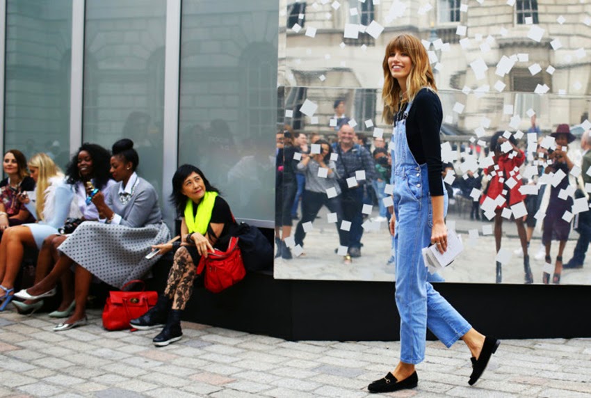 London fashion week street style looks / outfits 