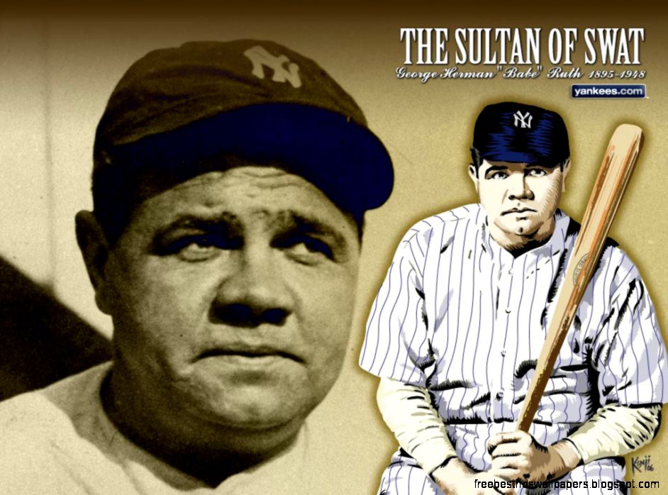 Babe Ruth In Color wallpaper Babe Ruth In Color wallpaper