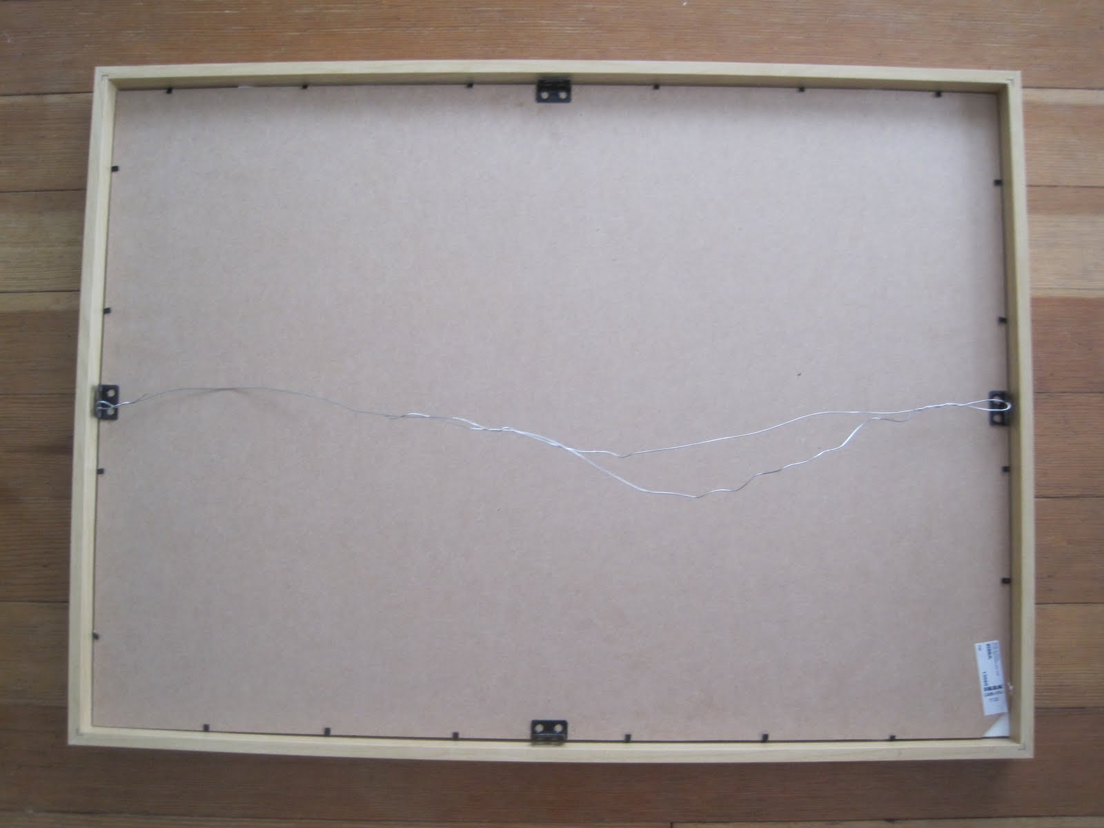 CuriousDoodles How to Frame a Tea Towel or Fabric