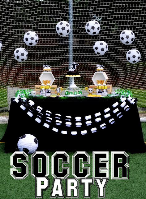 #soccerparty #soccer #teamparty #greygreydesigns #birthdayexpress