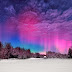 FOTO: Aurora Ungu di Langit Amerika Serikat