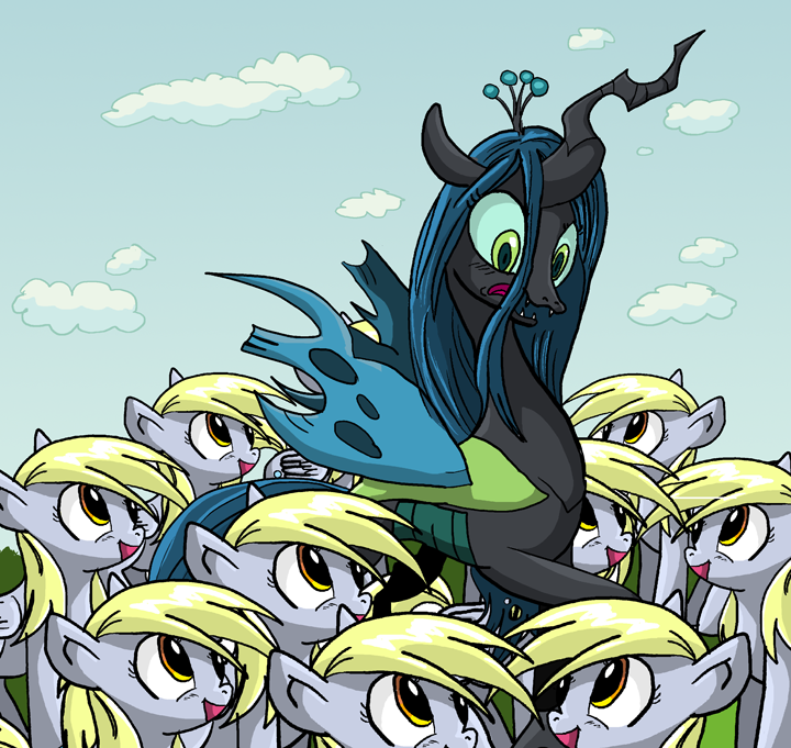 Funny pictures, videos and other media thread! - Page 13 172927+-+artist+xkappax+changelings+Chrysalis+derpy_hooves+lots_of_derpys+unstoppable_force_of_derp