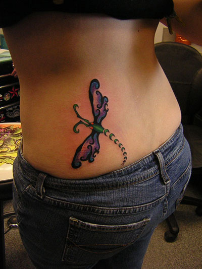 Tattoo Pictures on Female Dragonfly Tattoos