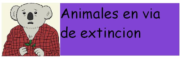 Animales En Via De Extincion