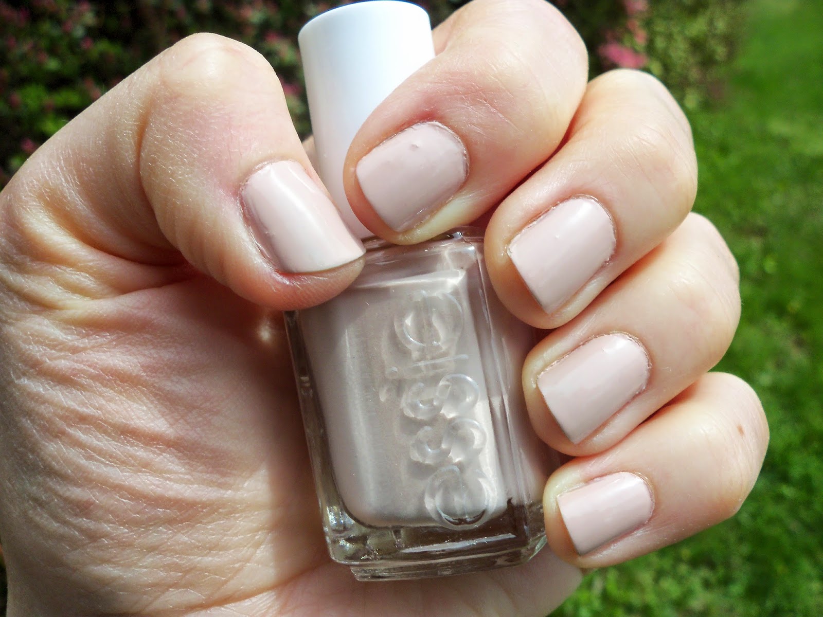 Essie Topless and Barefoot swatch.