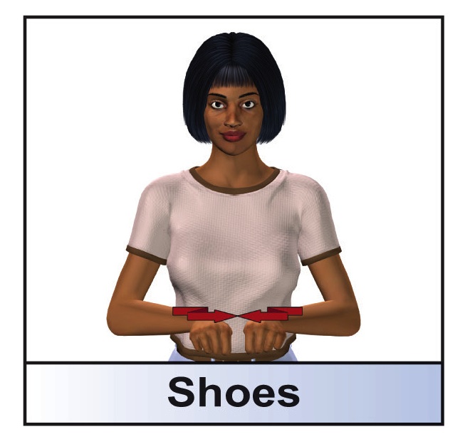 HearMyHands ASL sign SHOES & PANTS success!