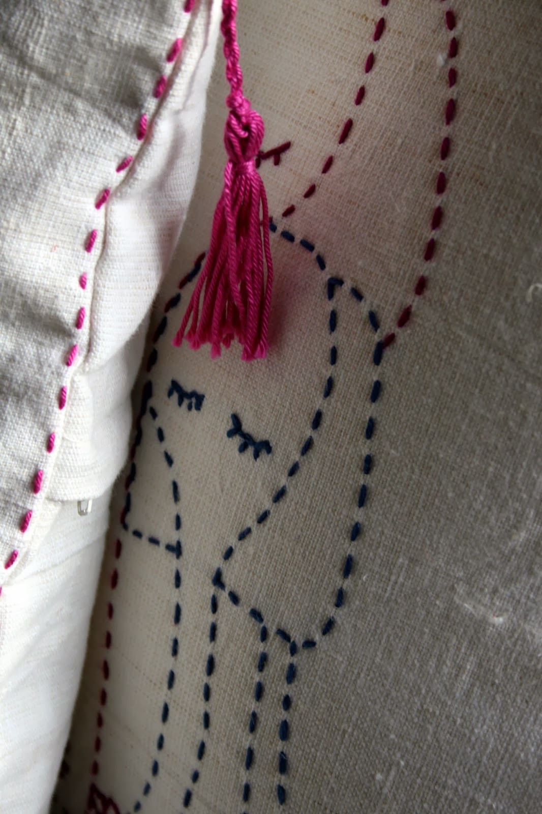 Hand stitched pillows