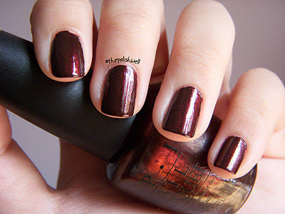 OPI Royal Rajah Ruby swatch