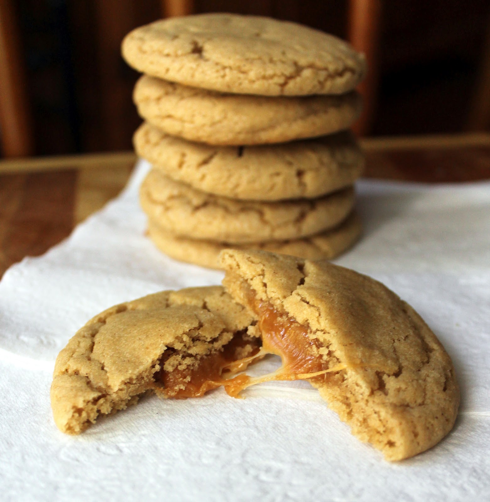 Bakestravaganza Apple Cider Caramel Filled Cookies