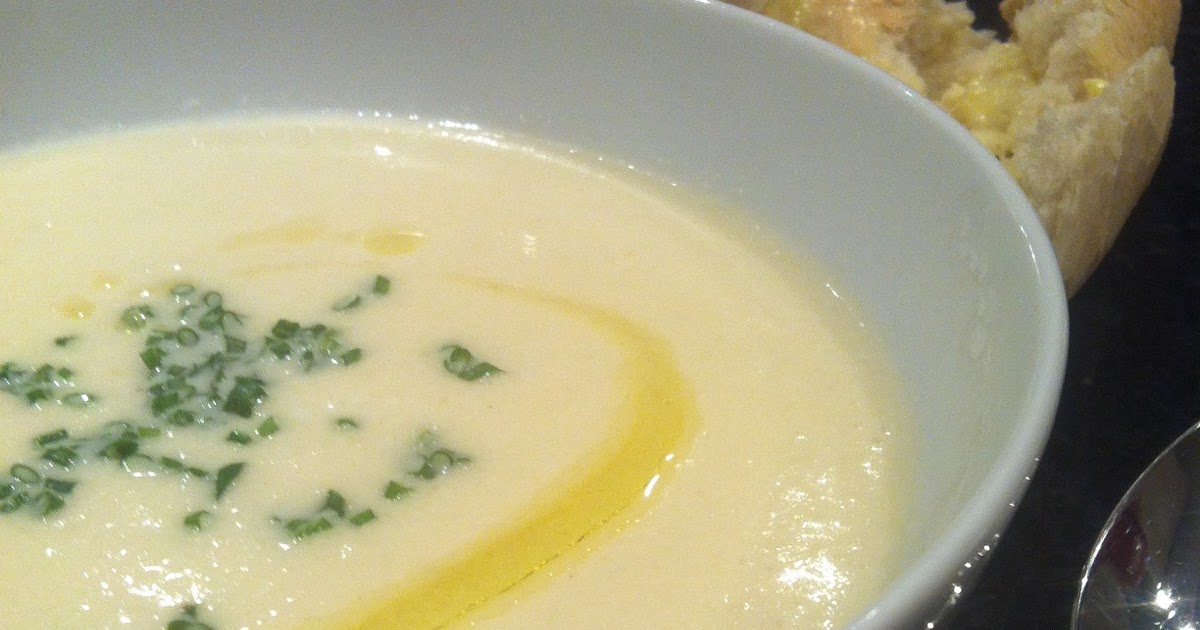 Thyme on your hands White onion & Parmesan Soup with fresh chives and