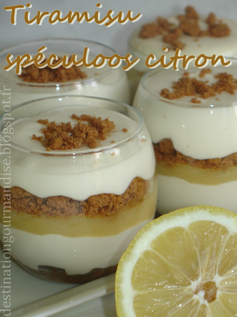 recette tiramisu speculoos et citron