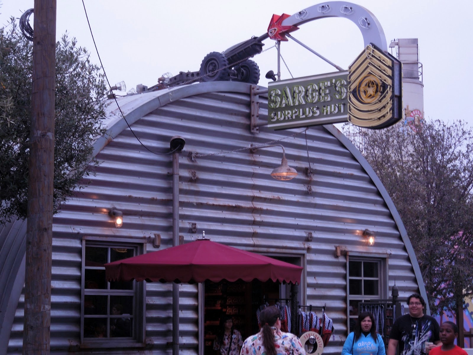 cars sarge's surplus hut