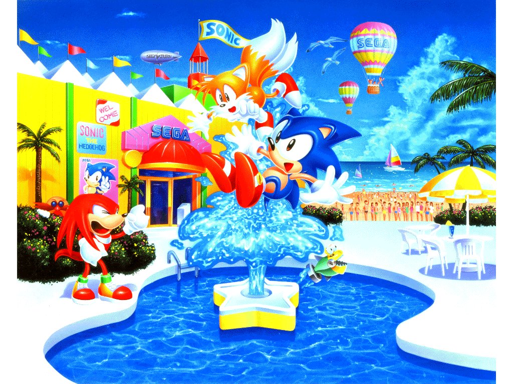Sega Master System: Wallpaper Sonic