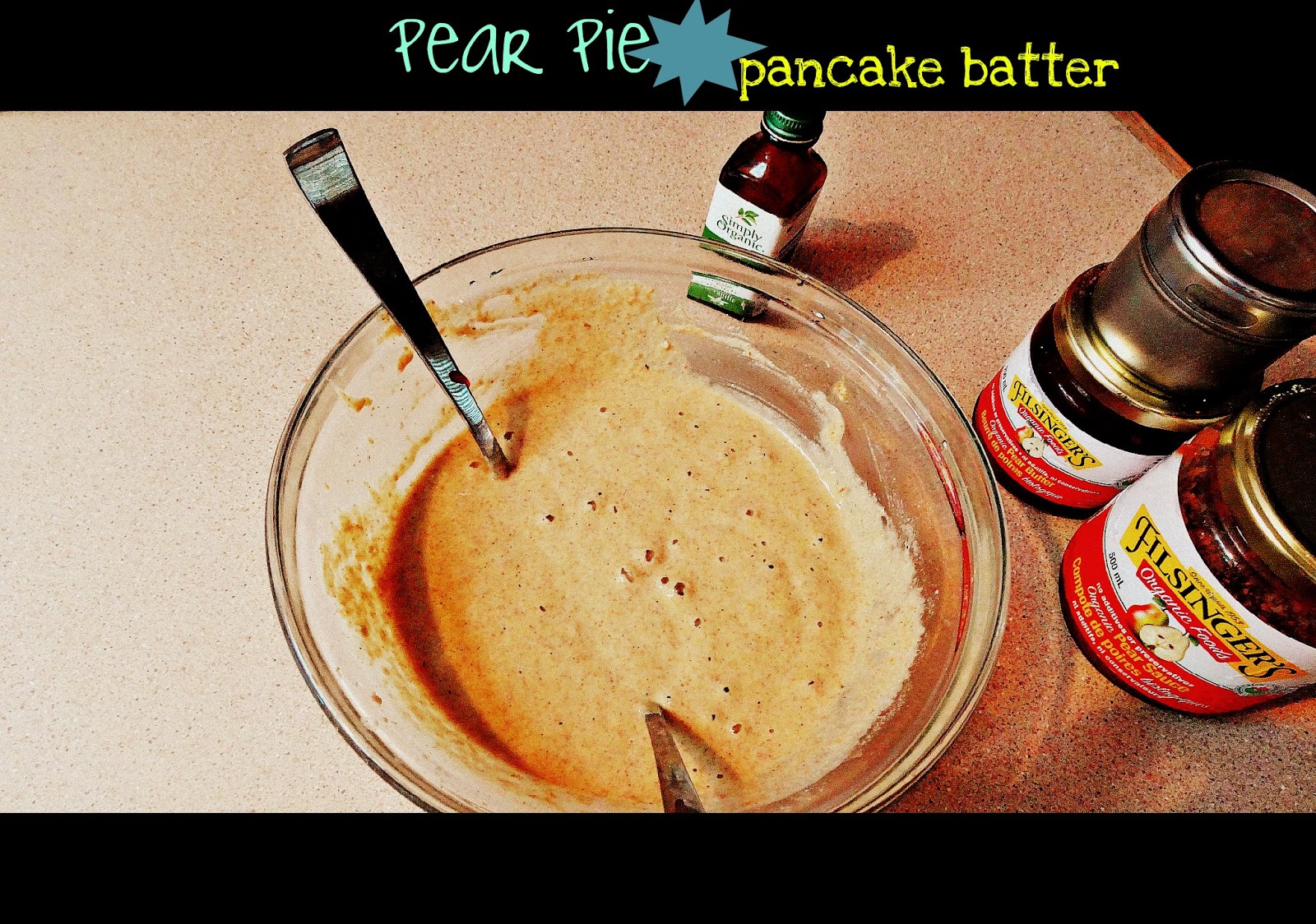 Vegan Pear Pie Pancakes with a Hint of Chocolate BAKING BACKWARDS