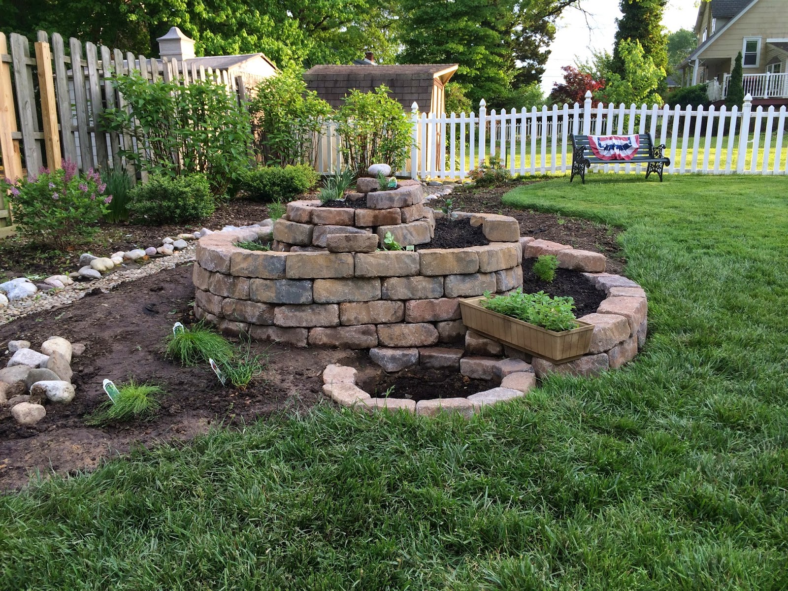 Aquaponics Alive! Herb Spiral Thriving