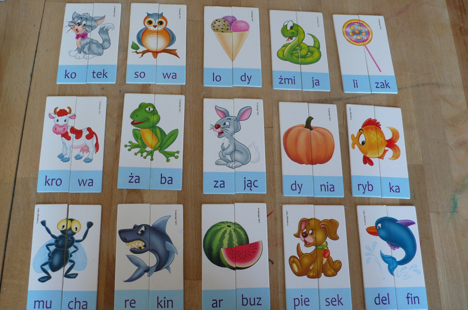 Edu domowa szkoła życia Litery, sylaby, wyrazy prezentacja gry